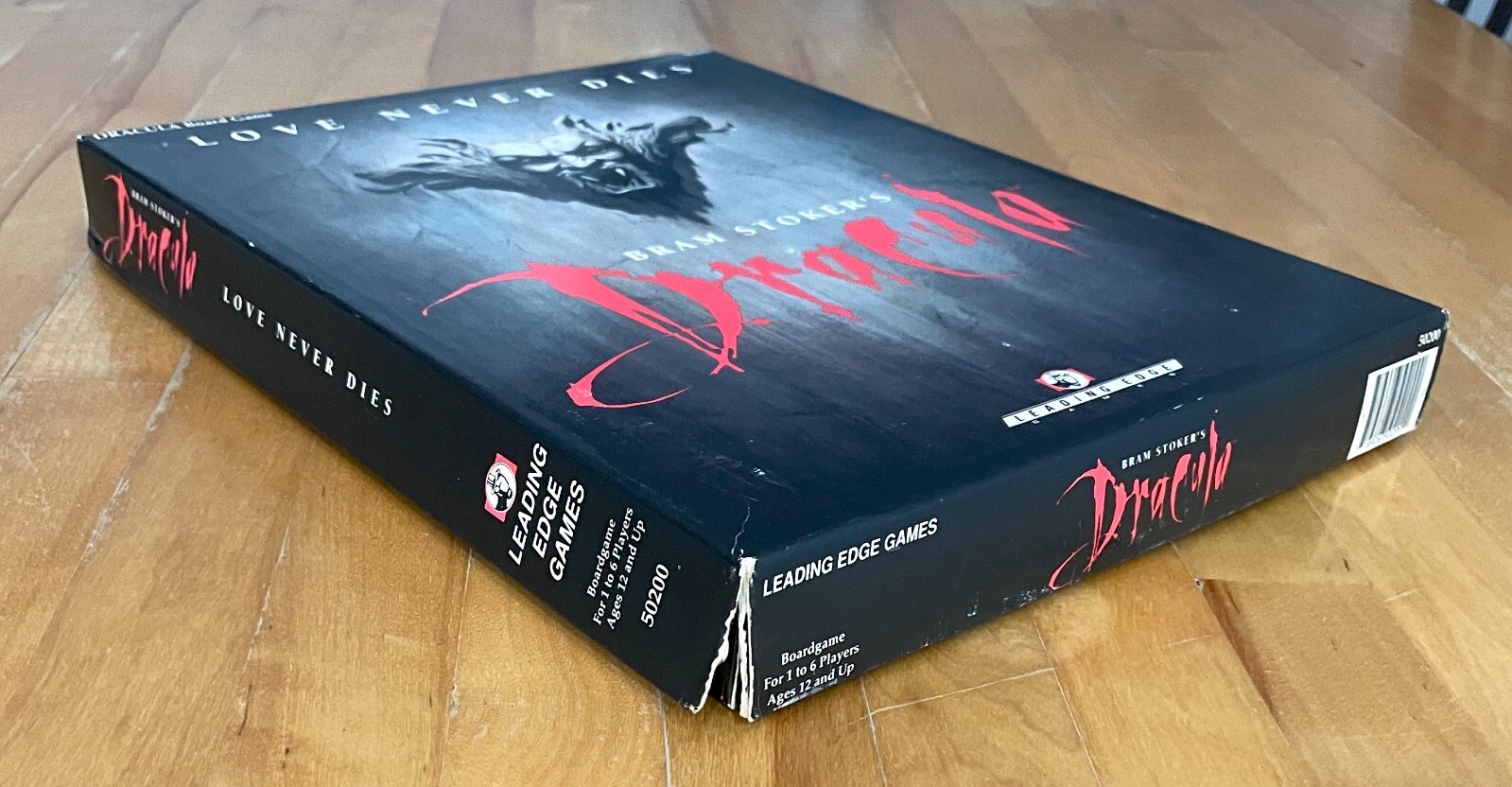 BRAM STOKER’S DRACULA BOARD GAME – COMPLETE & UNPUNCHED – LEADING EDGE GAMES