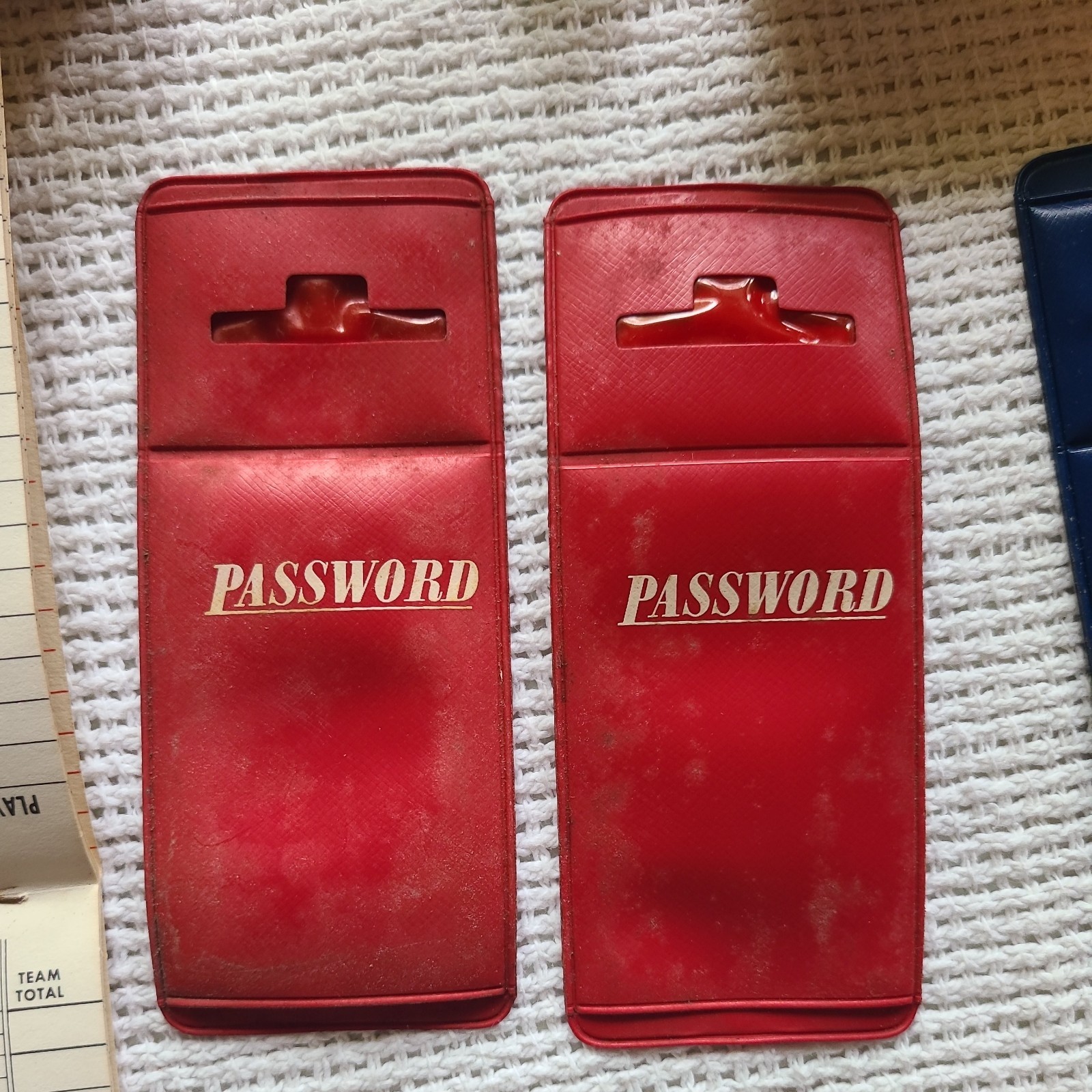 Vintage 1962 Milton Bradley 10-Adult Classic Password Board Game Parts Only