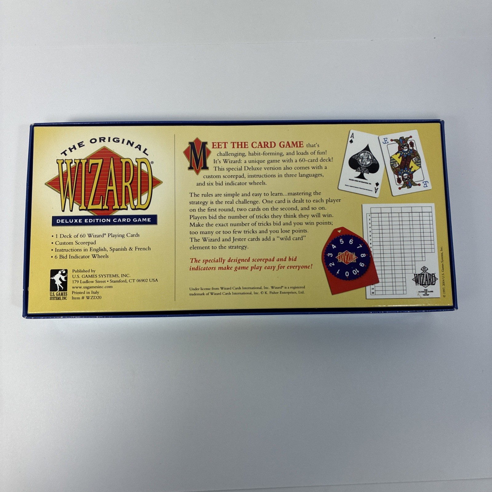 The Original Wizard – Deluxe Edition Card Game – U.S. Games Systems, Inc. New!