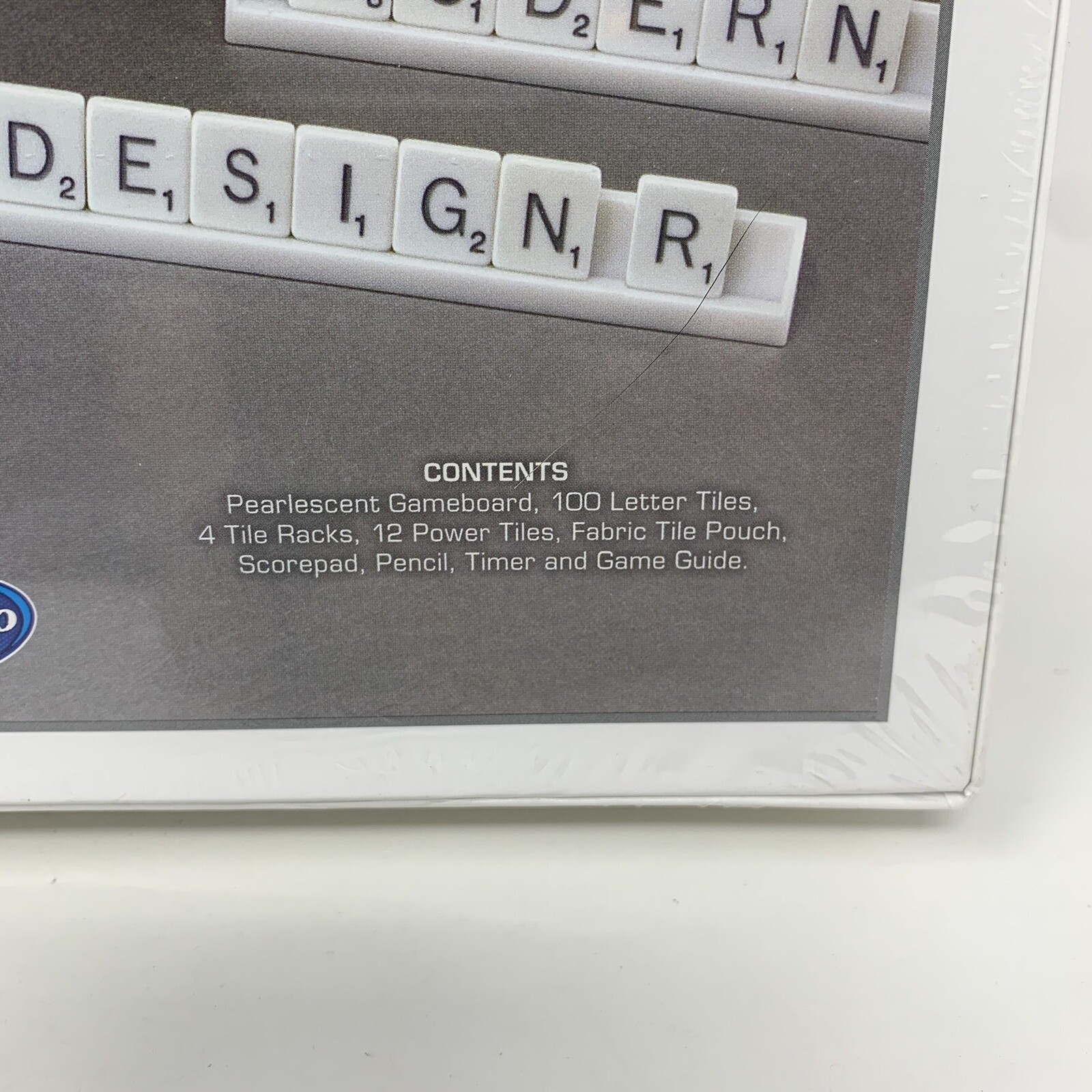 SCRABBLE Edition Pearlescent Board White w/Silver Accents Hasbro 2013 Sealed