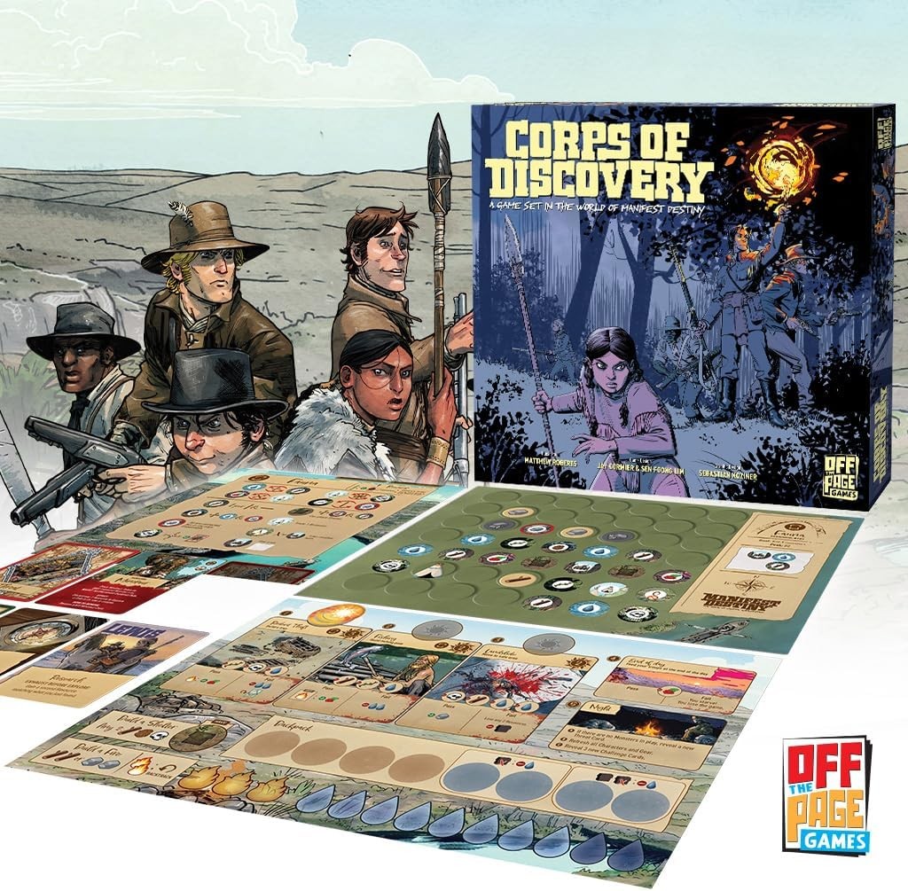 Corps of Discovery Retail Ed. + 4 Expansions by Off the Page Games – SEALED