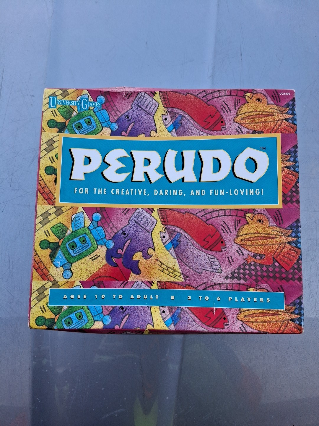 Perudo Liar’s Dice Ancient Inca Bluffing Game 1994 University Games COMPLETE