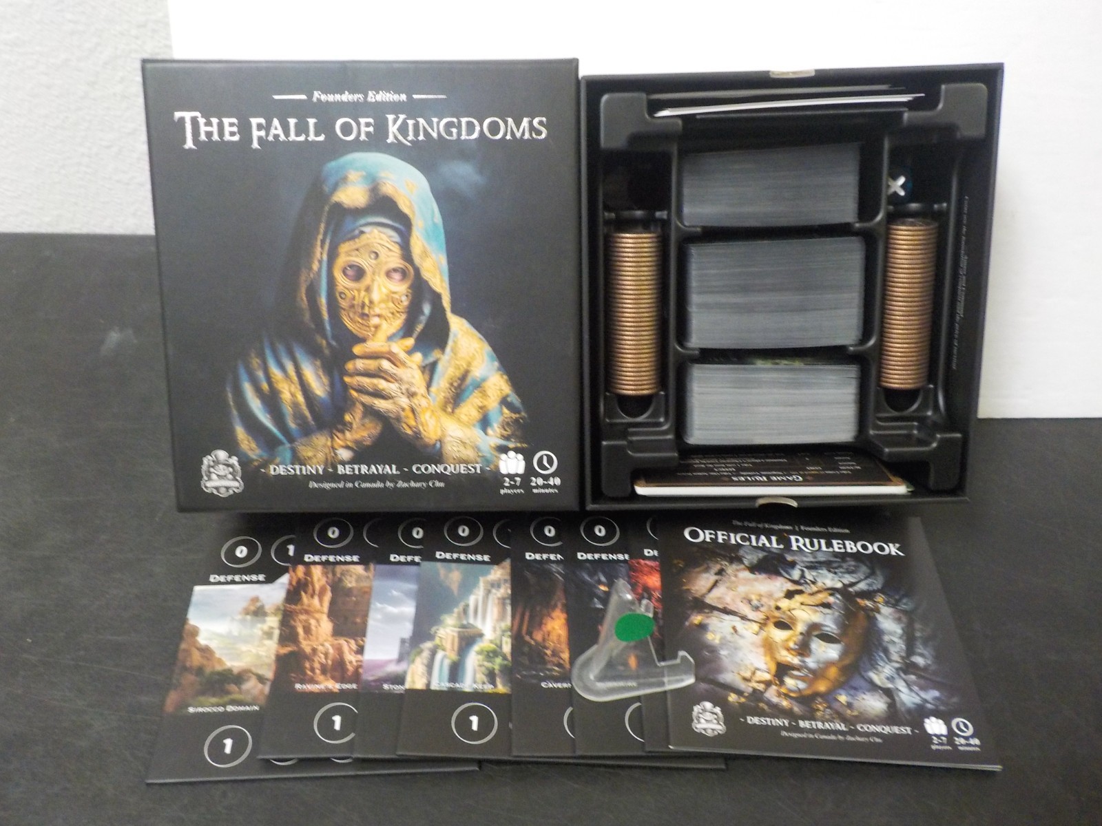 G529 The Fall of Kingdoms Founders Edition Board Game