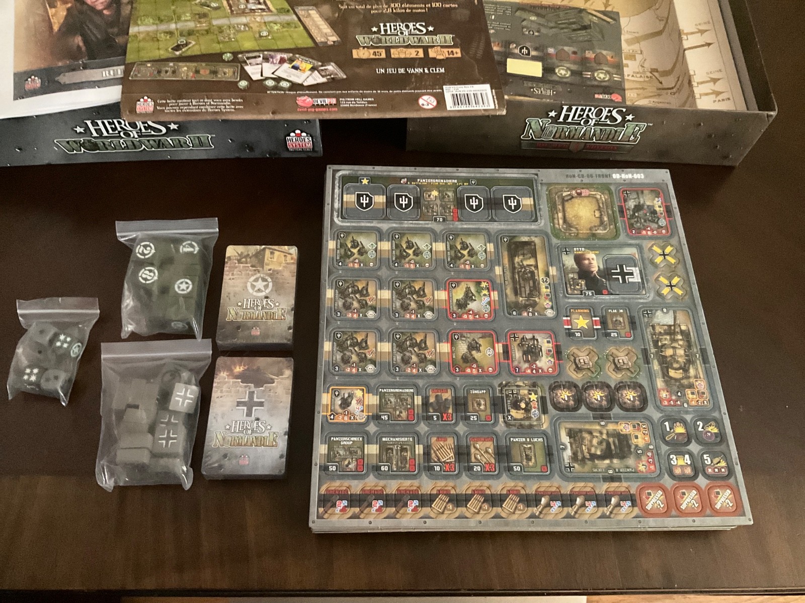 Heroes of Normandie Big Red One Edition French edition printed English rules