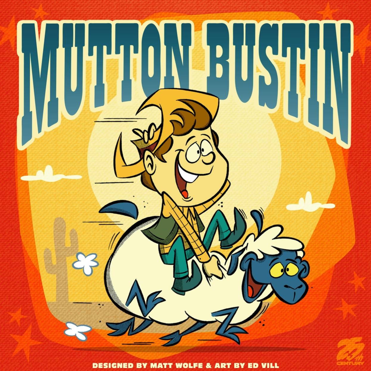 Mutton Bustin, Party Board Game for 2 to 4 Players – 25th Century Games