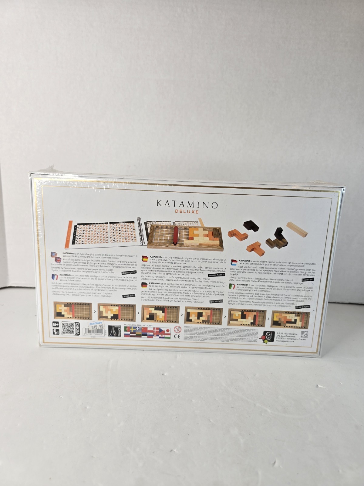 Gigamic Katamino Deluxe Wooden Strategy Puzzle Board Game New Sealed 8+