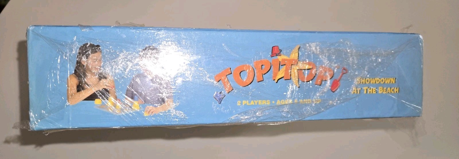 Topitop Wooden Game Blue 2004 Showdown At The Beach Ages 5+ New Sealed FreeS&H