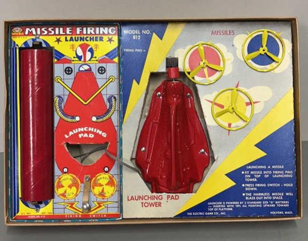 VINTAGE GAME – Jim Prentice Electric Fire Fighters (1950s) Super Nice Condition