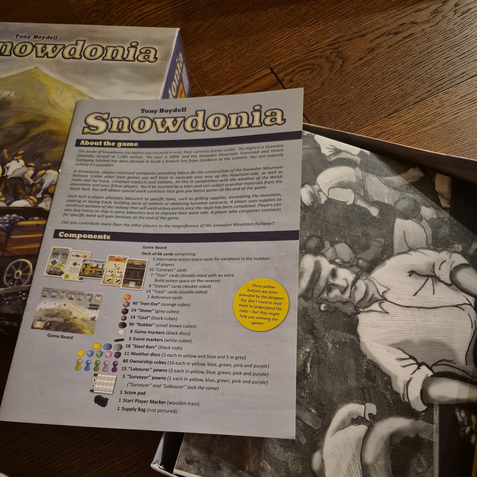 Indie Boards & Cards Boardgame Snowdonia (2nd Ed) Box VG+/NM