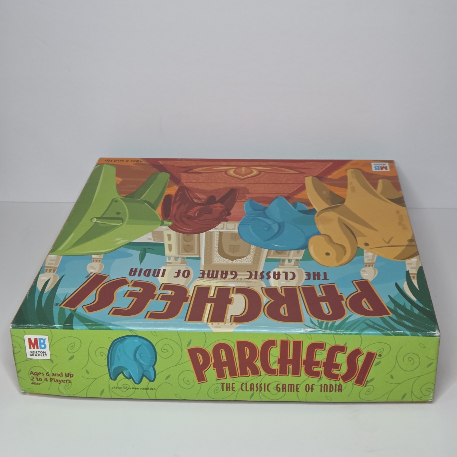 Parcheesi The Classic Game of India Milton Bradley Board Game 100% Complete 2001