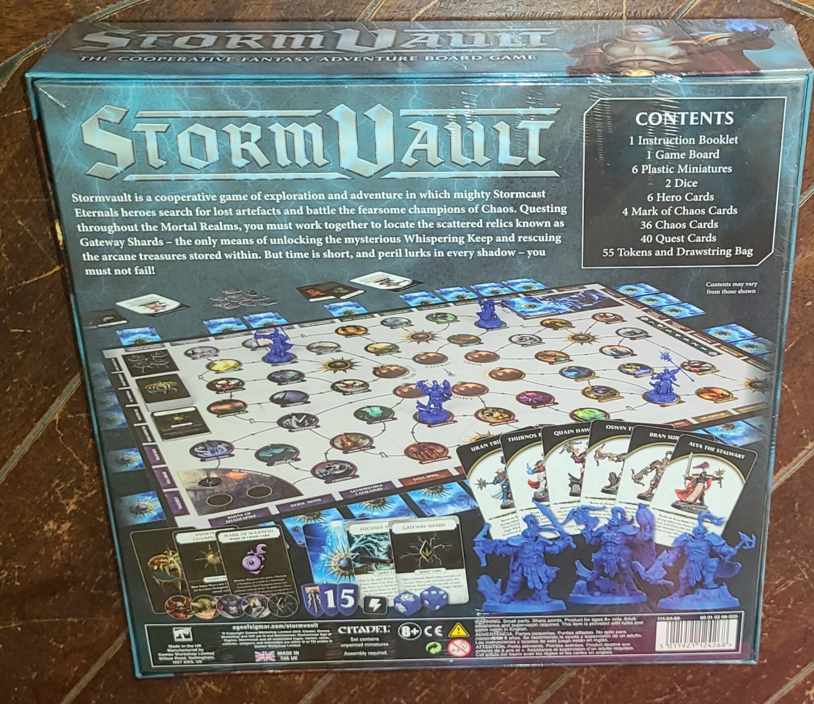 Storm Vault the Cooperative (2019) Fantasy Adventure Board Game (2-5 Players)