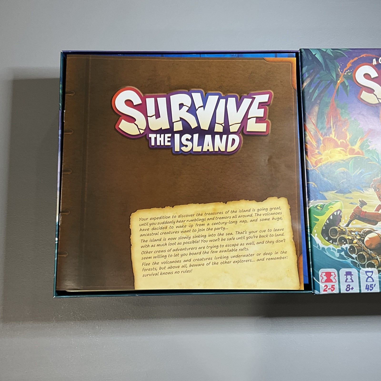 Survive The Island – Board Game – Zygomatic – Very Cool, Played Once – Complete
