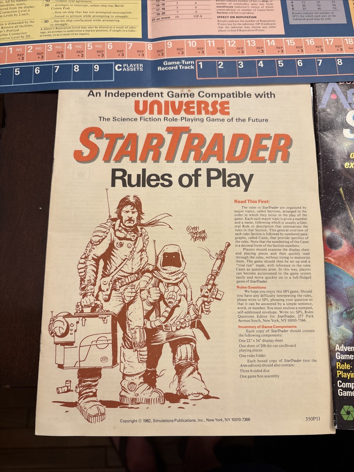 SPI Ares Magazine Nr. 12 Star Trader Game Unused Unpunched