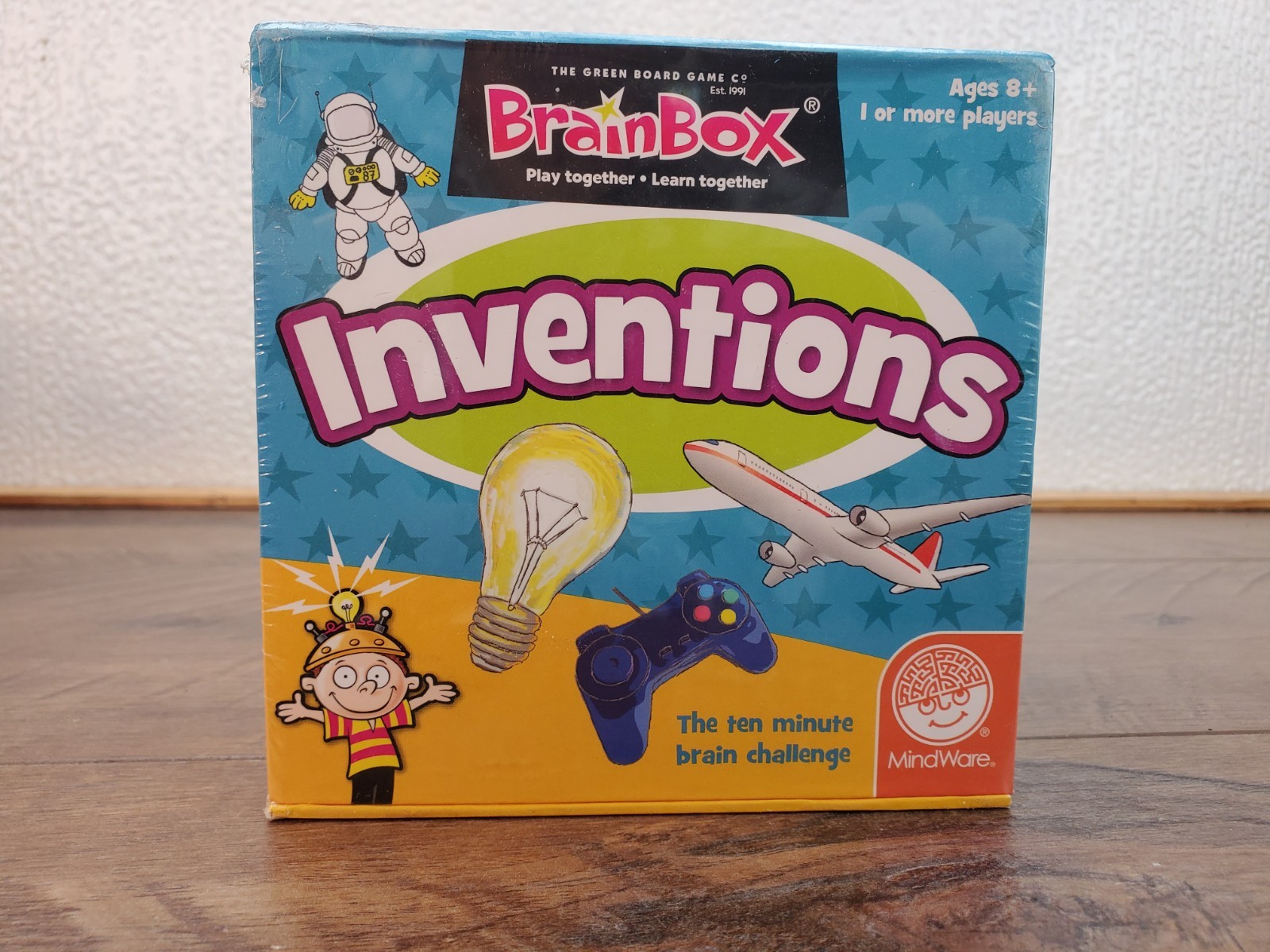 MindWare BrainBox Game Lot Math Art Inventions Educational Trivia Memory Sealed