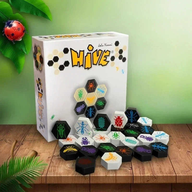 Hive Board Game 2 Player Family Fun Strategy Travel Party Entertainment Game