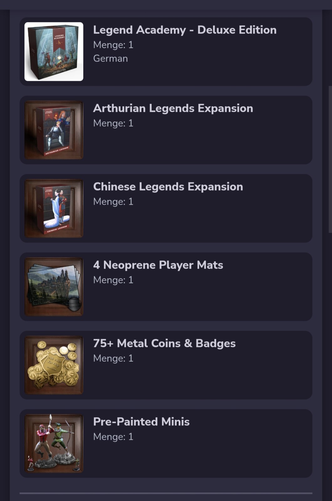 Legend Academy All-In Bundle by El Dorado Games + PrePainted / CIB