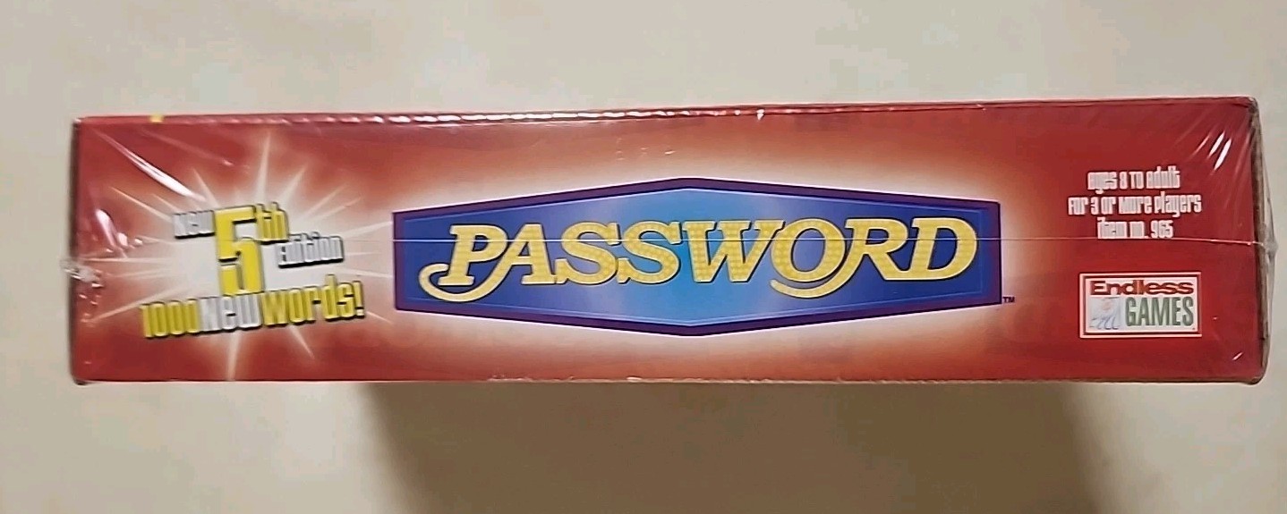 PASSWORD Endless Games 2008 Quick Picks 5th Edition — New in Box