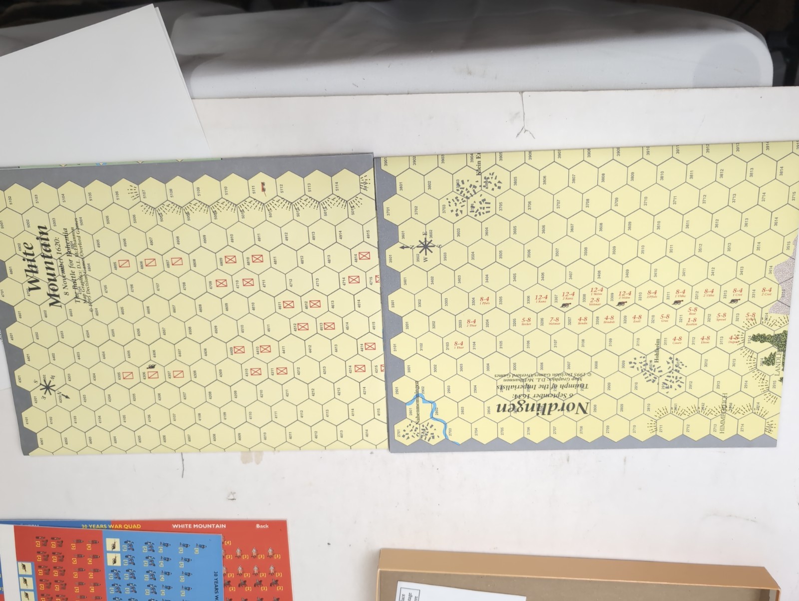 THIRTY YEARS WAR QUAD -1995 SPI / Decision Games – NOS Unpunched