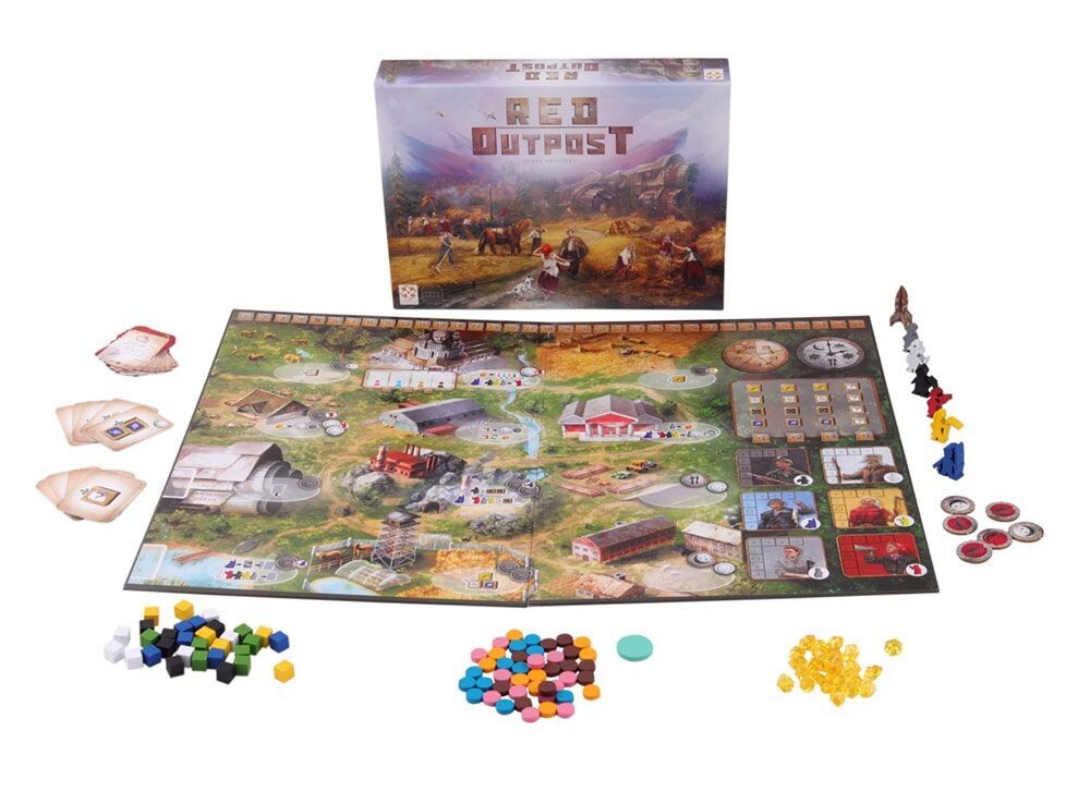 ☭🚀 RED OUTPOST – Communist Worker Placement Board Game NEW/SEALED 🚀☭