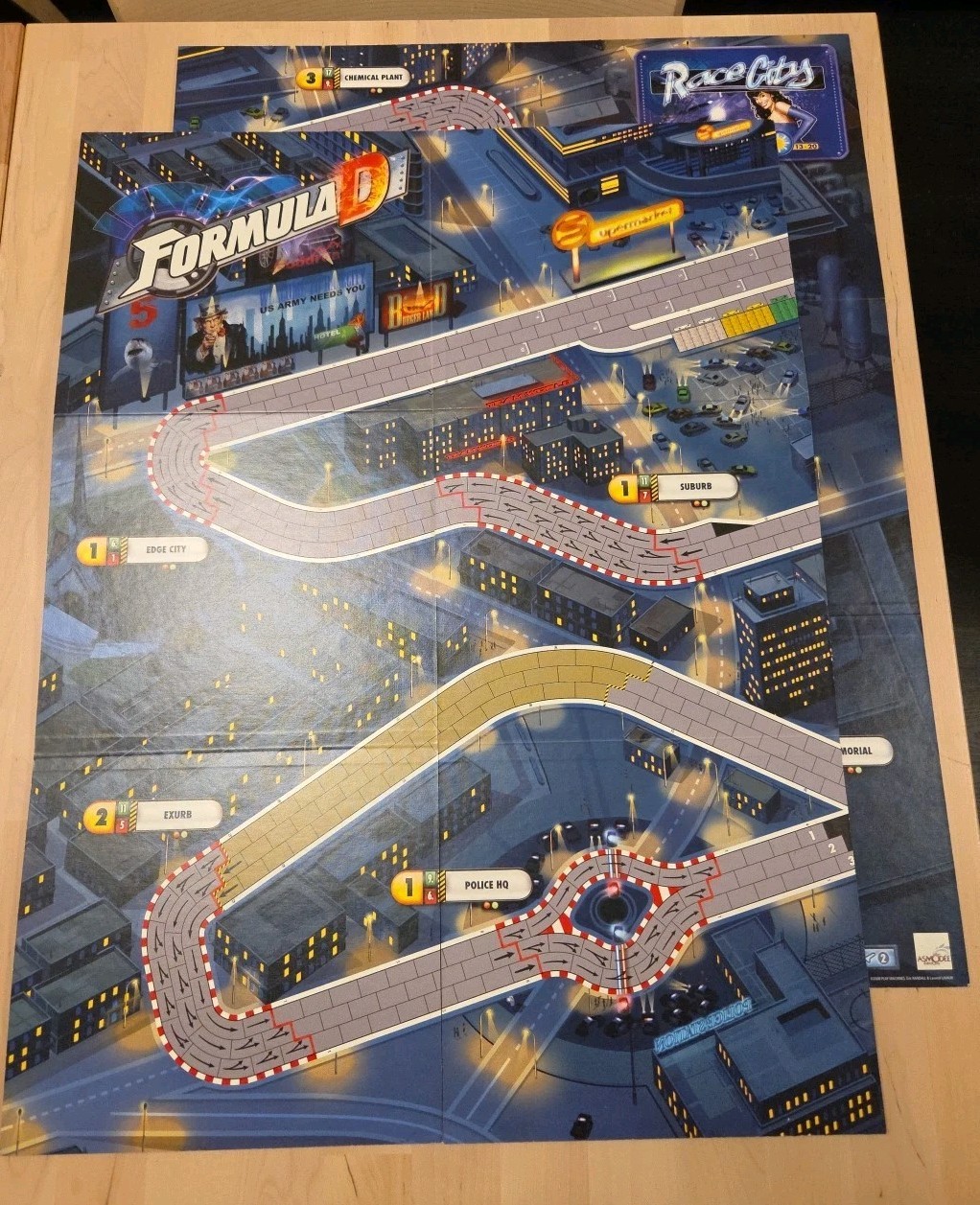 Asmodee Formula D Board Game – Complete With Promo Car & Catalina Santana Card