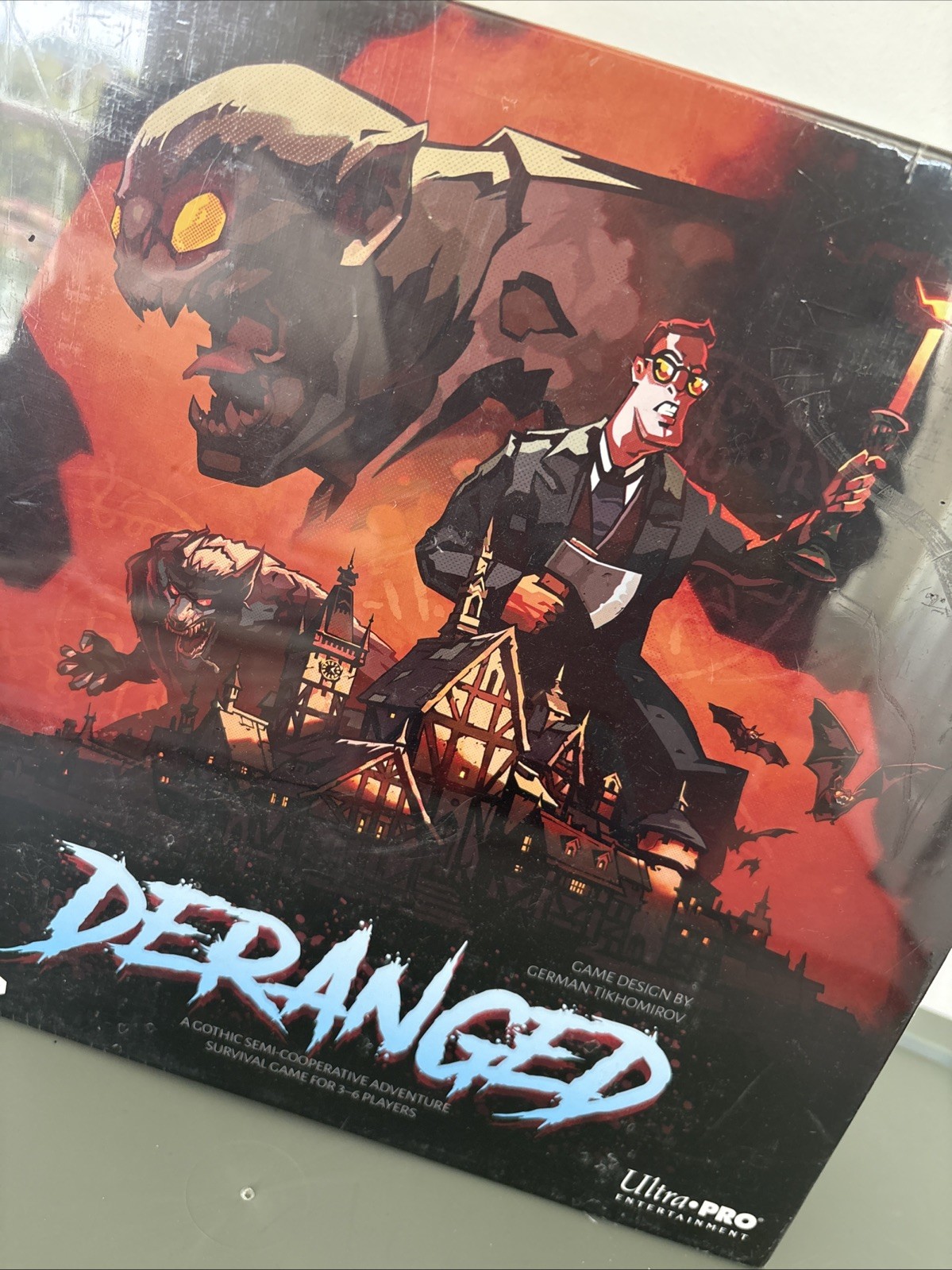 Deranged Board Game Gothic Horror Survival Cooperative Ultra Pro 2019 New Sealed