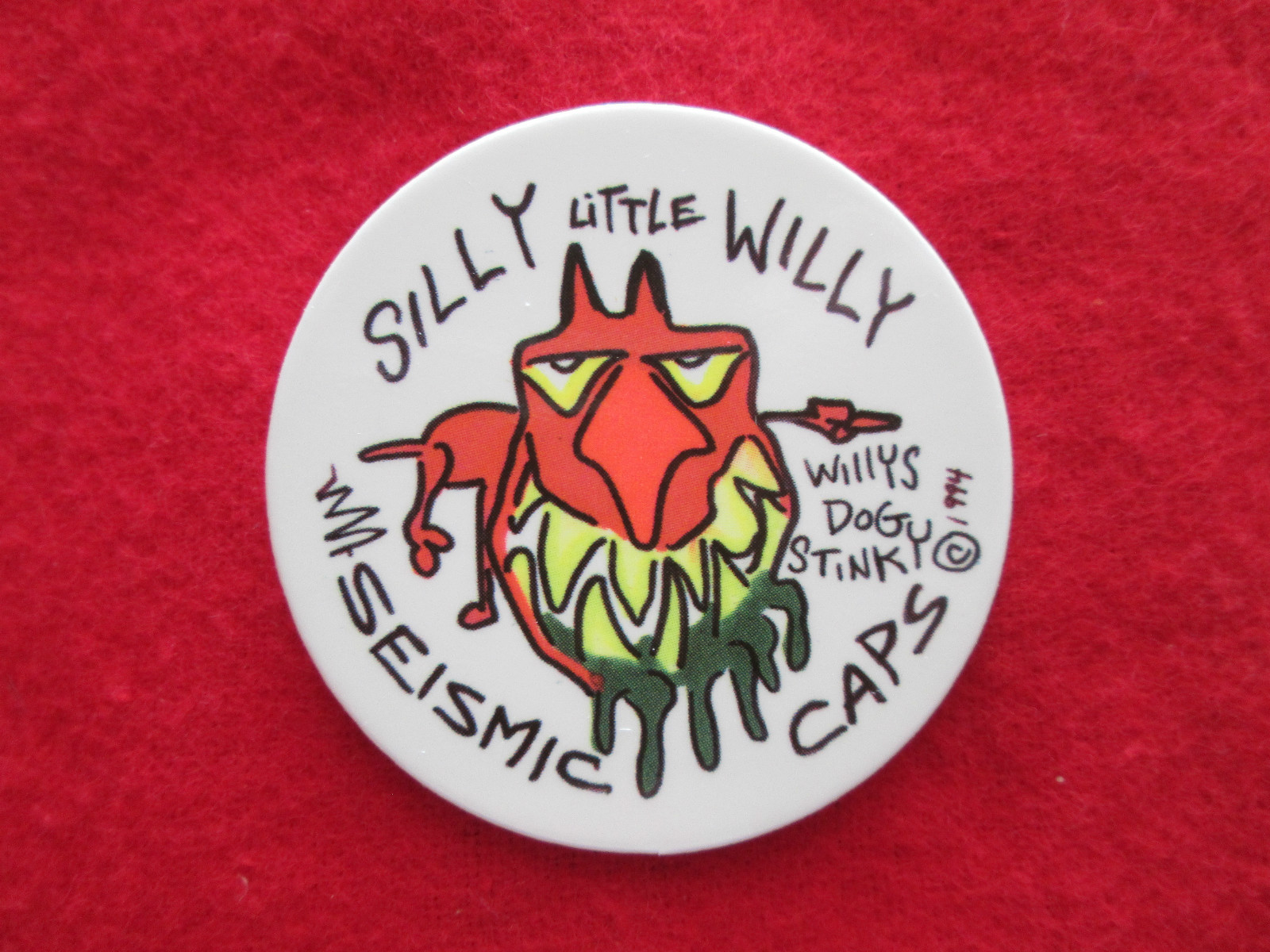 RARE! 30 SEISMIC CAPS 1994 Limited Edition milkcaps pogs tazos by Brian Bent