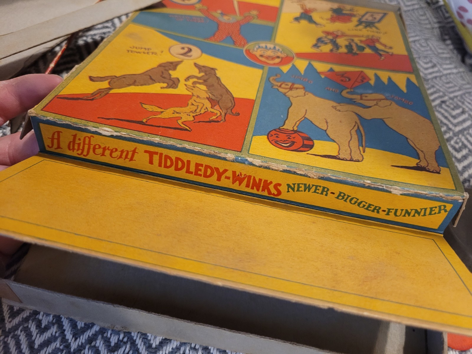 Vintage Winkey Winks No. 54 Transogram Clown Toss Board Game w/ Original Box