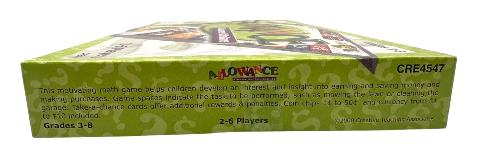 ALLOWANCE A Consumer Math Game Grades 3-8 Money Management Skills Home School