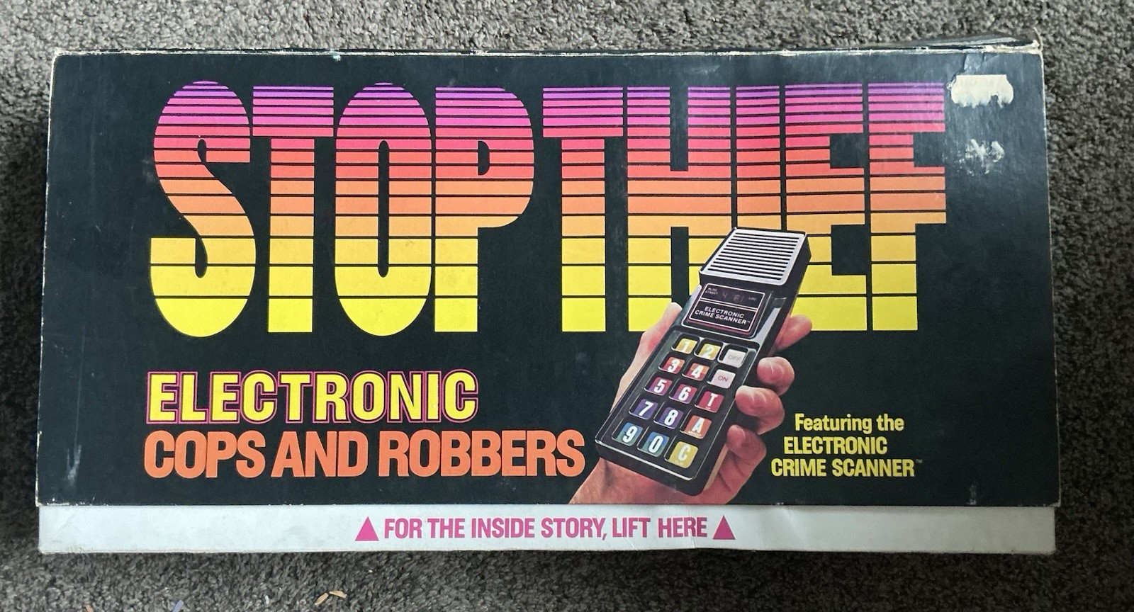 Vtg 1979 STOP THIEF Electronic Cops & Robbers Board Game – 99% Complete Tested