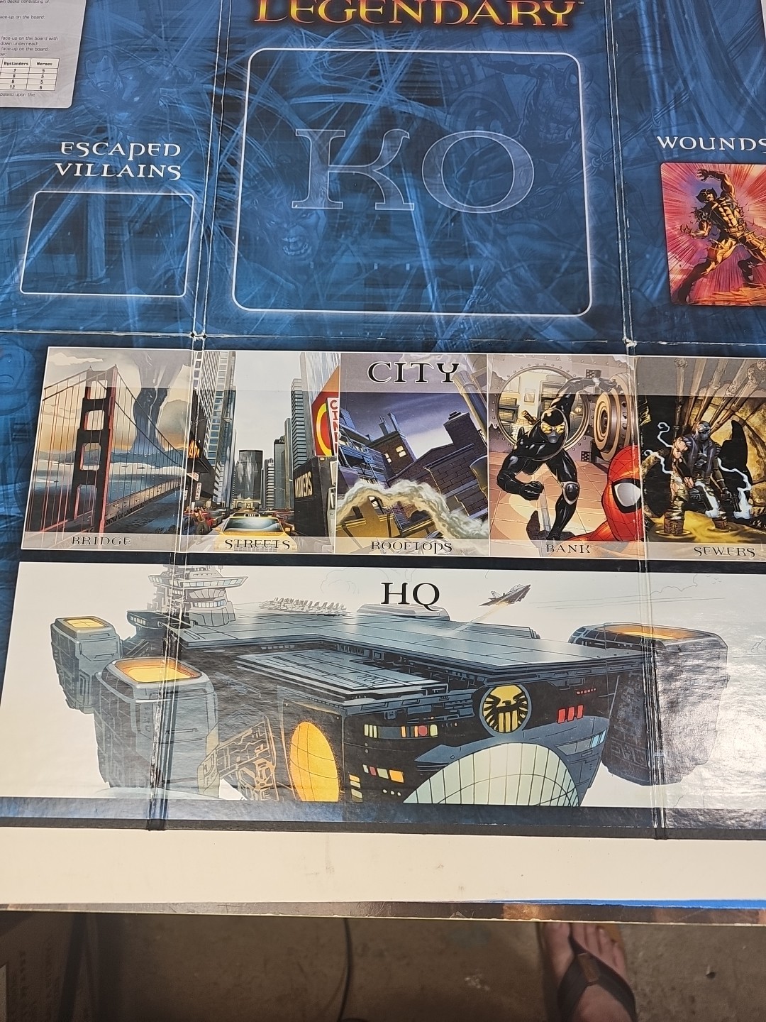 Upper Deck Legendary Marvel Deck Building Game Complete Pre-Owned