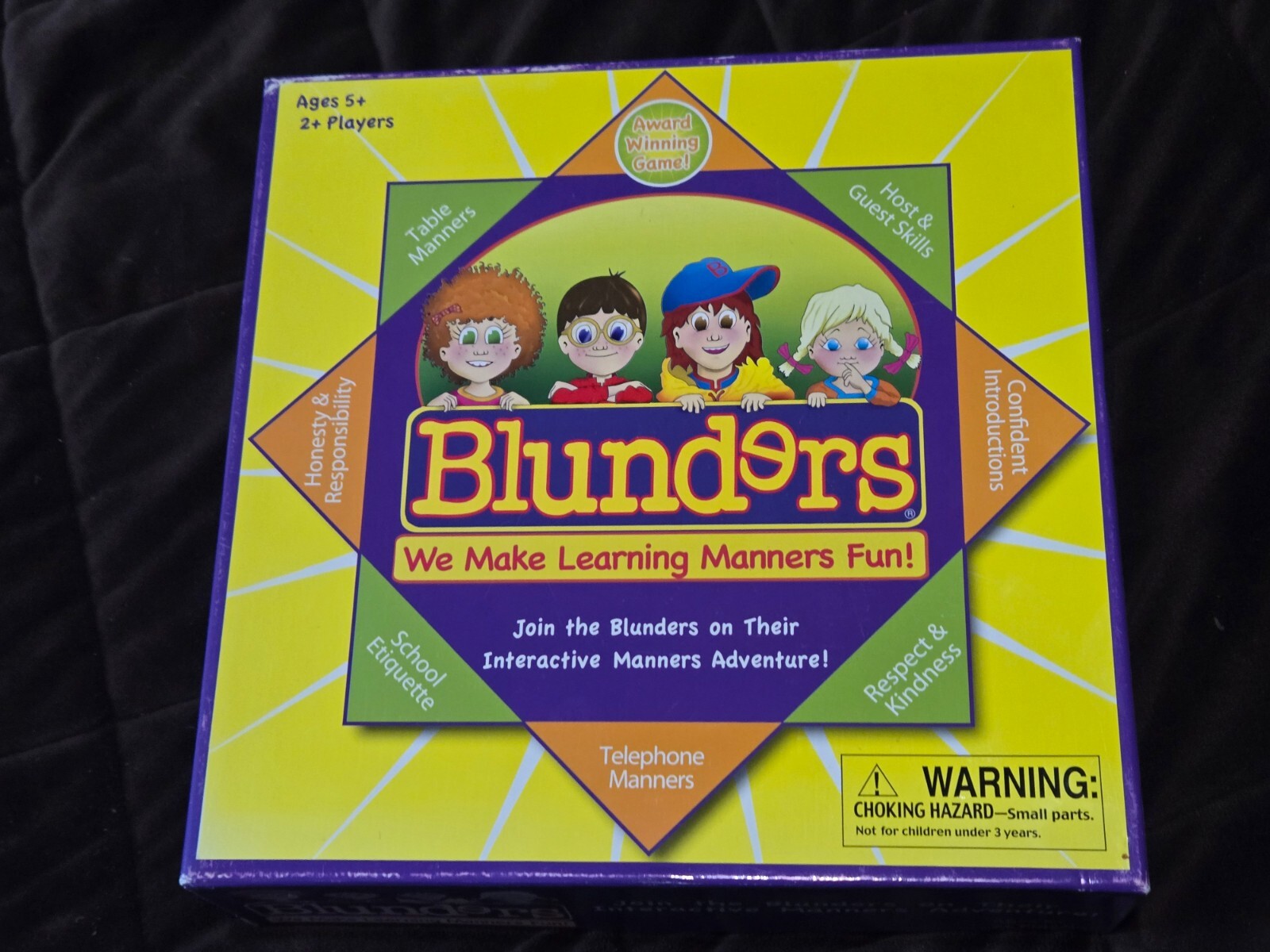 Blunders Board Game, Patch Products – Learning Manners Game-For Ages 5+ COMPLETE