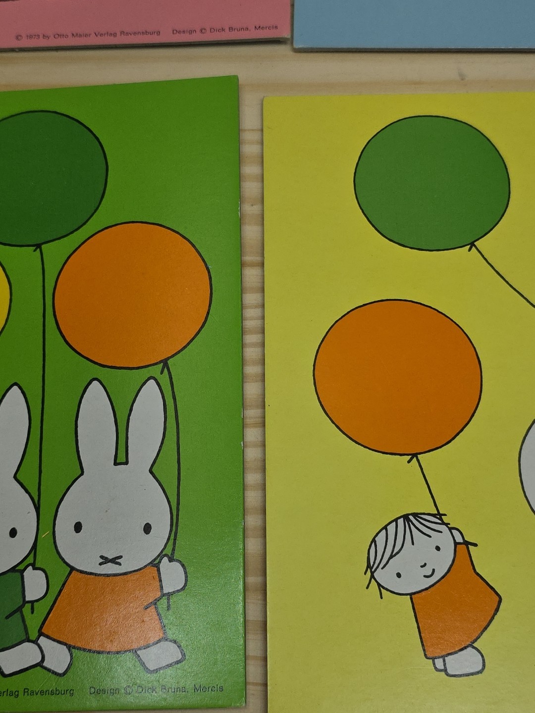 Vtg 1973 Ravensburger Match-A-Balloon Color Matching Game Dick Bruna Complete