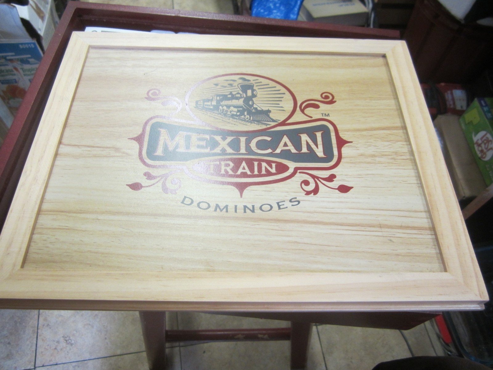 Front Porch Classics 53303 Mexican Train Dominoes Brand New.