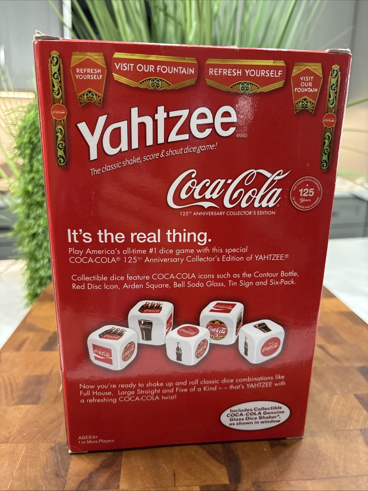 YAHTZEE COCA COLA 125TH ANNIVERSARY COLLECTOR’S EDITION – BRAND NEW & SEALED