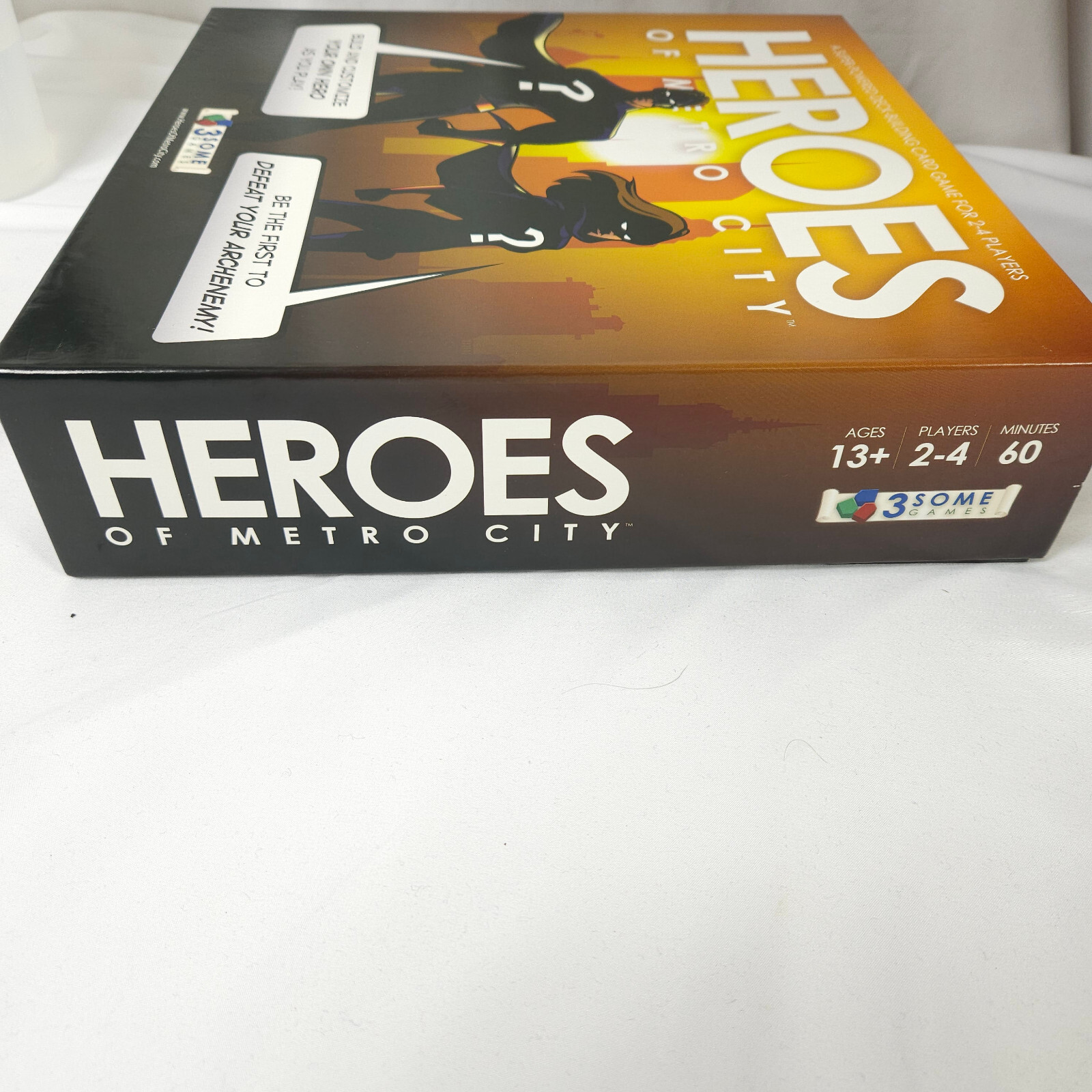 NIB Heroes of Metro City Board Card Game 3Some Games 2012