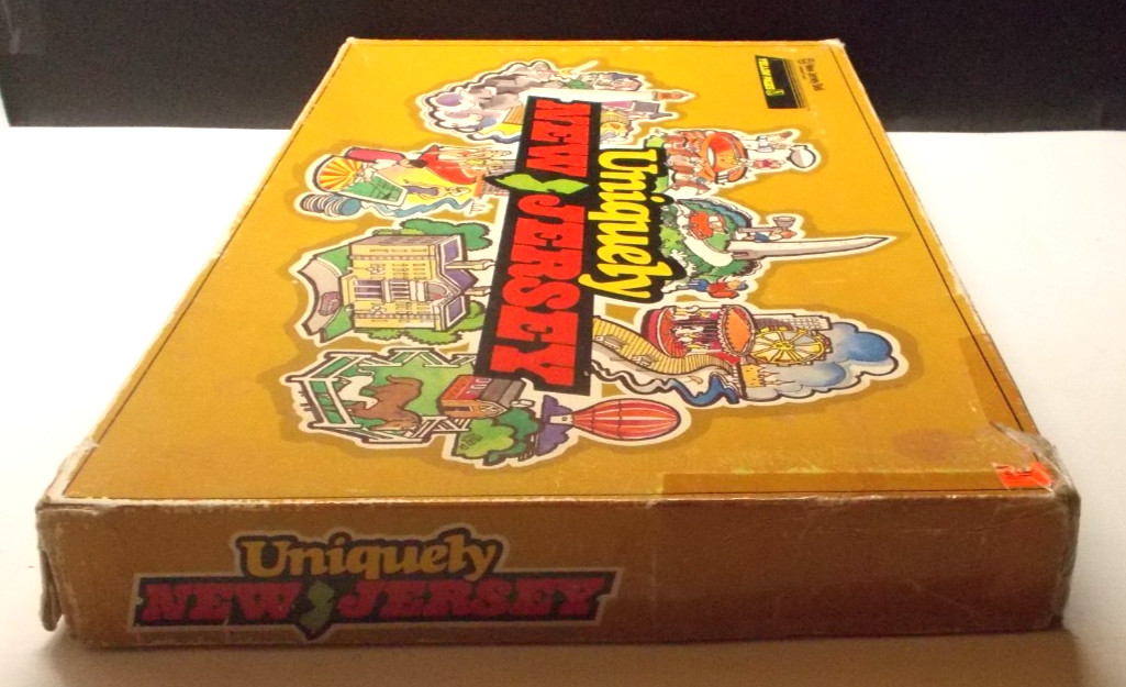 Vintage Uniquely New Jersey Board Game 1986 New Jersey Bell Yellow Pages