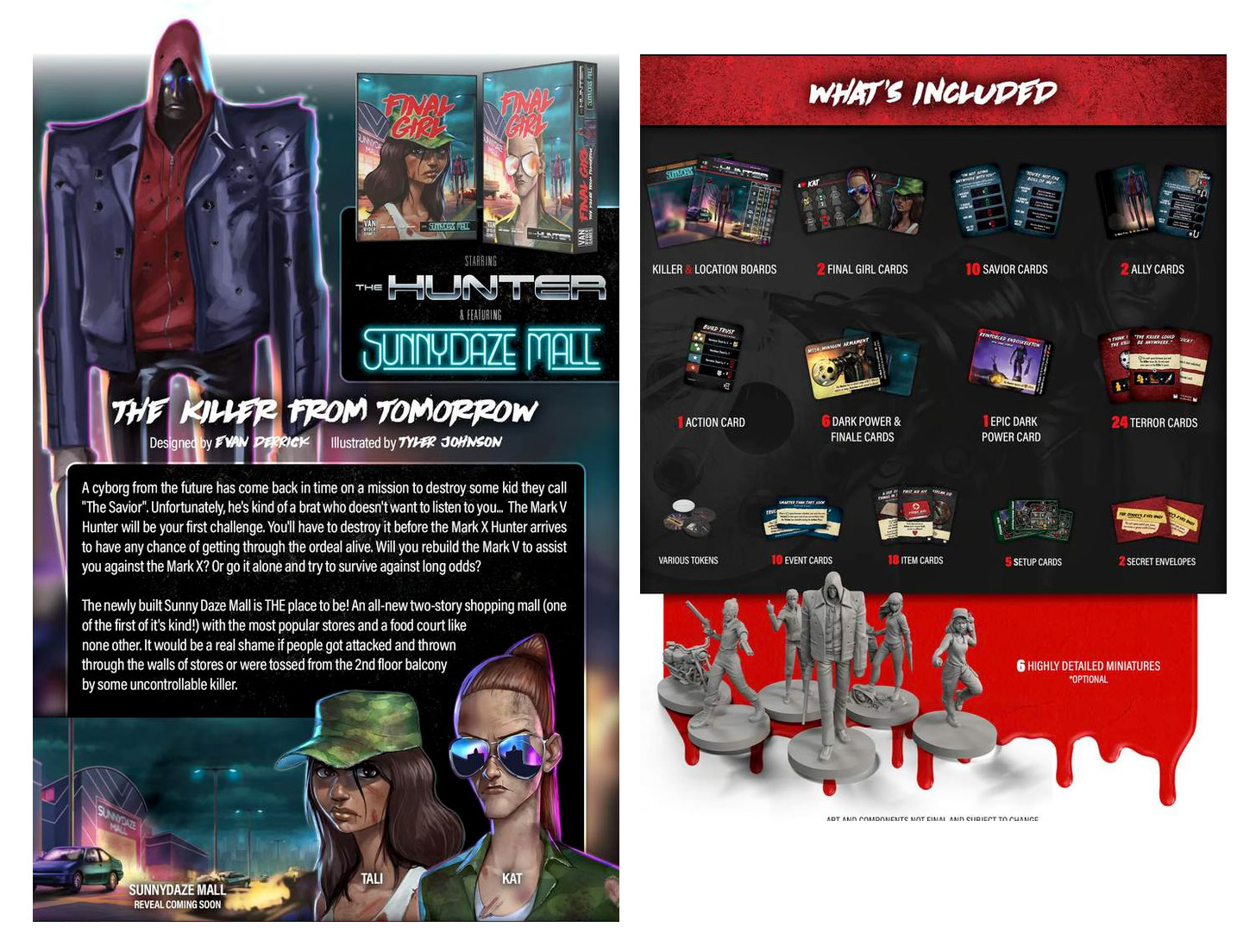 Final Girl: Killer From Tomorrow & Core Box. FG011 & FG000. Single Player Game