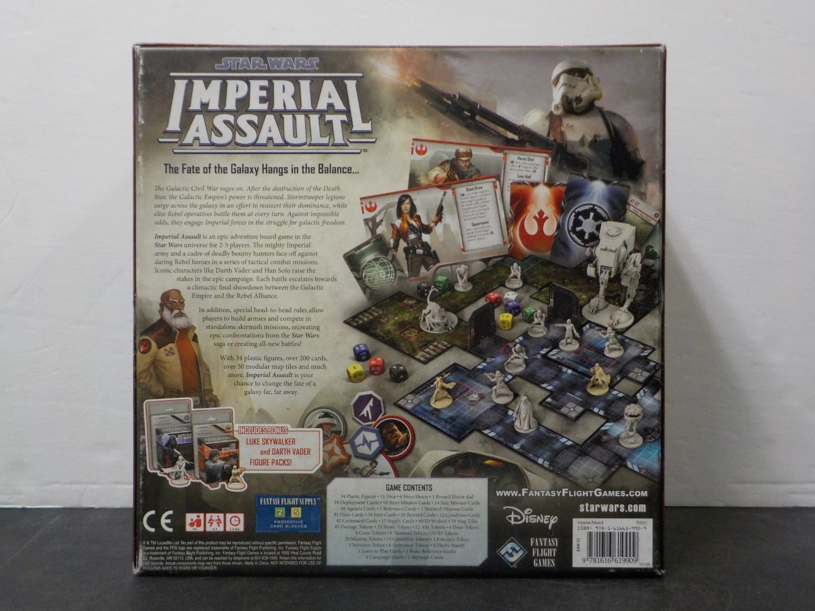 G1219 Star Wars: Imperial Assault Board Game Core Set used complete