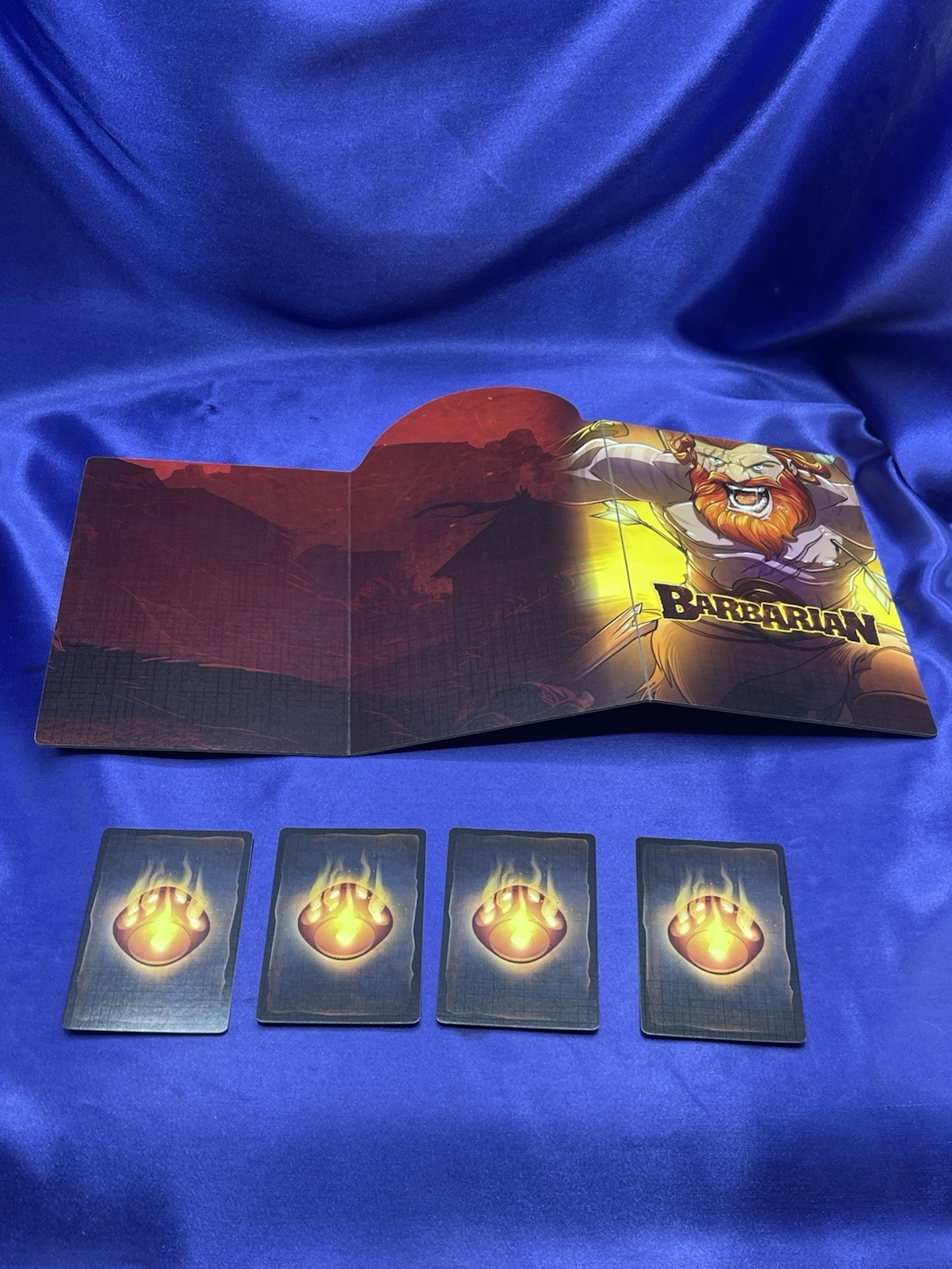 Dice Throne Age of Fortitude Barbarian Alt Art Board w/ 4 promo cards – NEW!