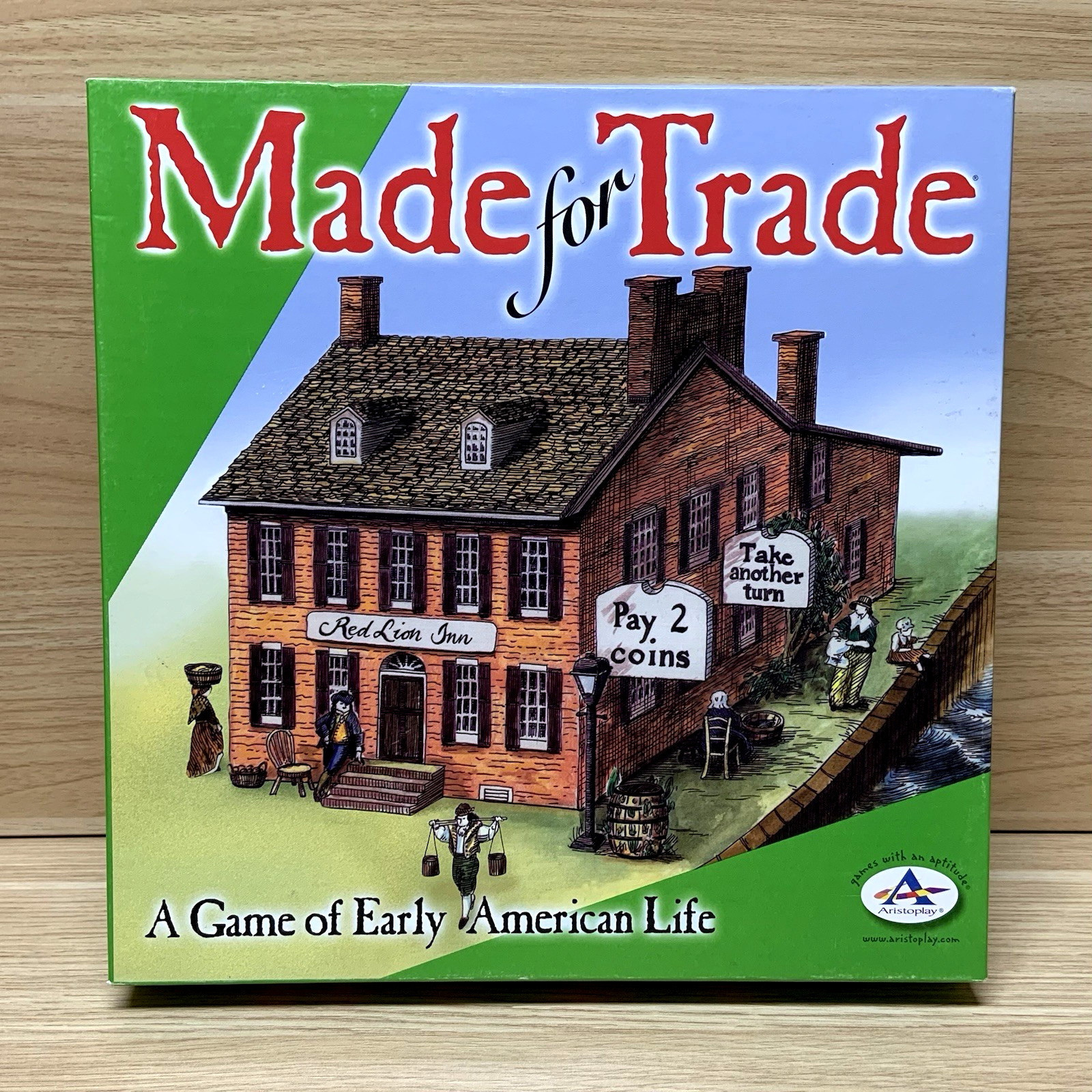 Made for Trade Board Game Early American Life Aristoplay Vintage 2003 Complete