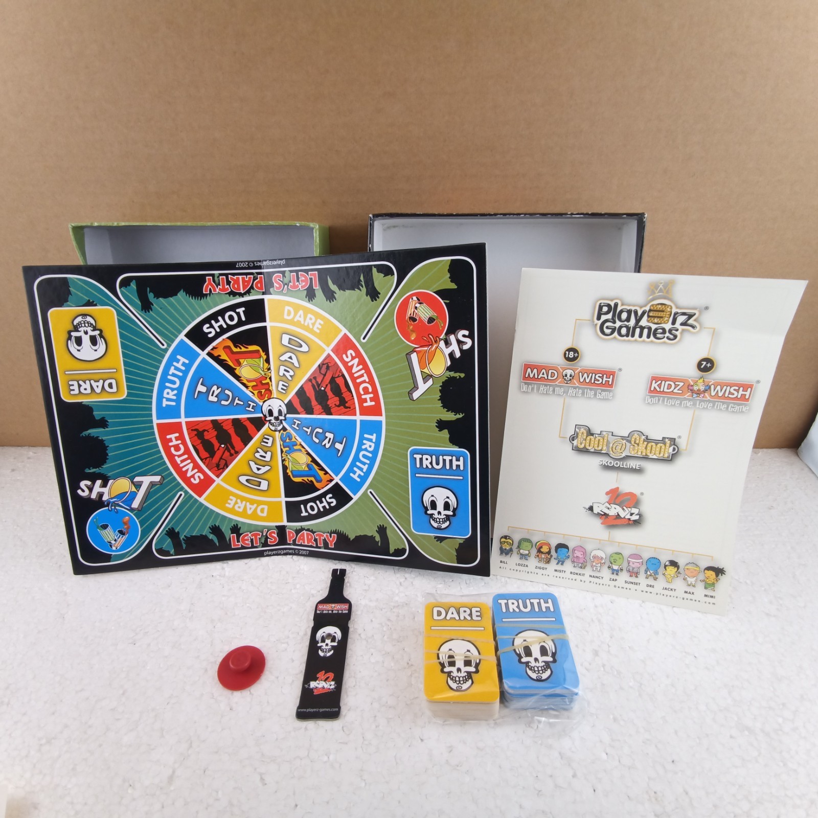 Mad Wish Pro Board Game Let’s Party Don’t Hate Me, Hate the Game, Rebelz Games