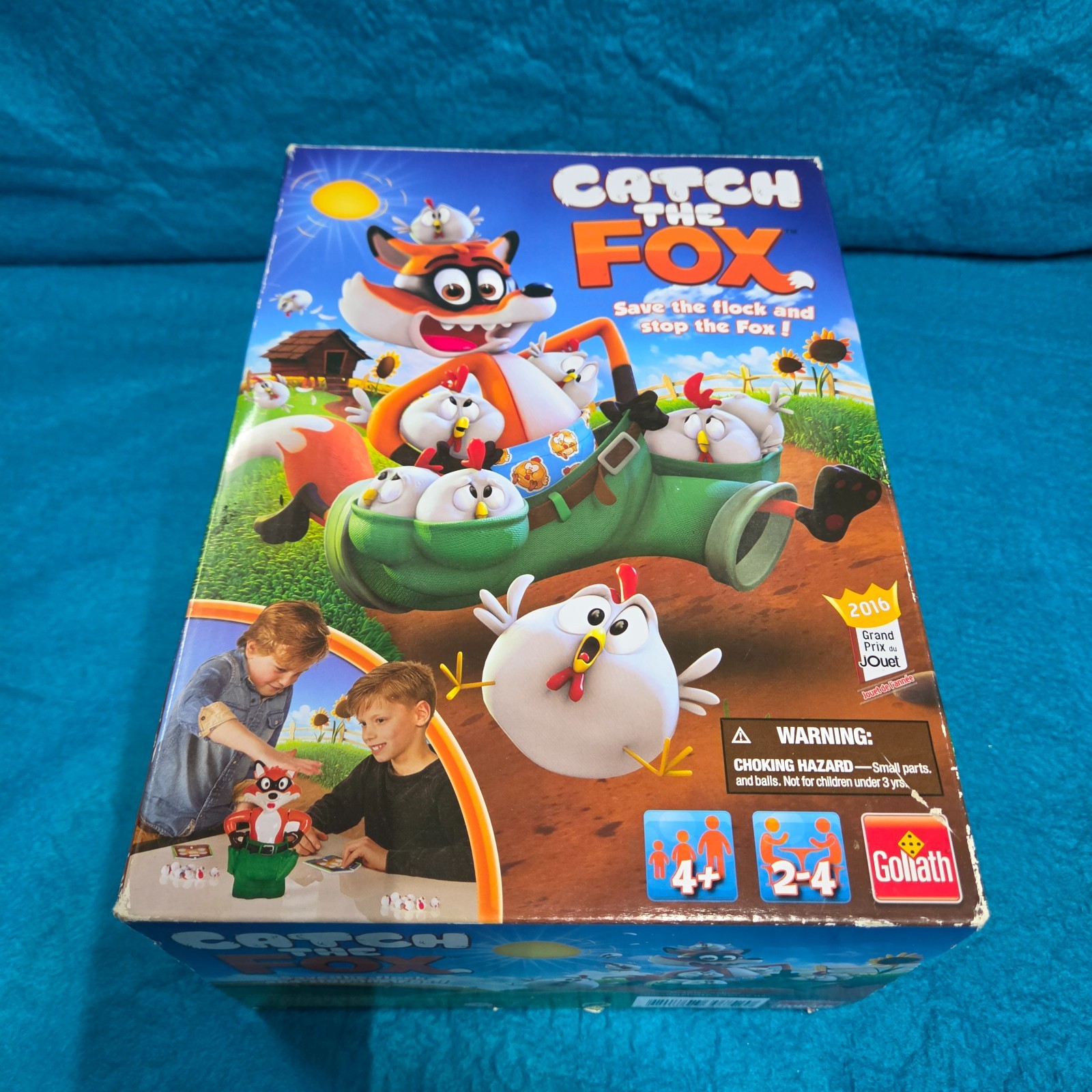 Catch The Fox Board Game Goliath 2016 w/ Original New, Open Box Family Kids Game