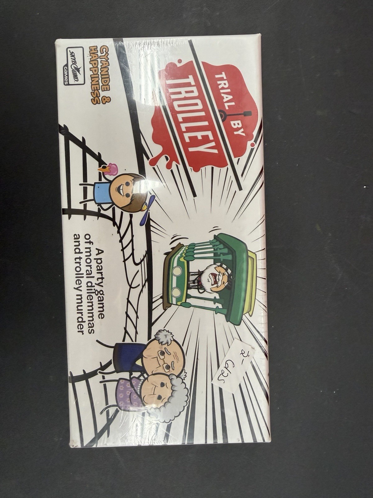 Trial by Trolley Party Game Adult Card Game Moral Dilemmas and Murder