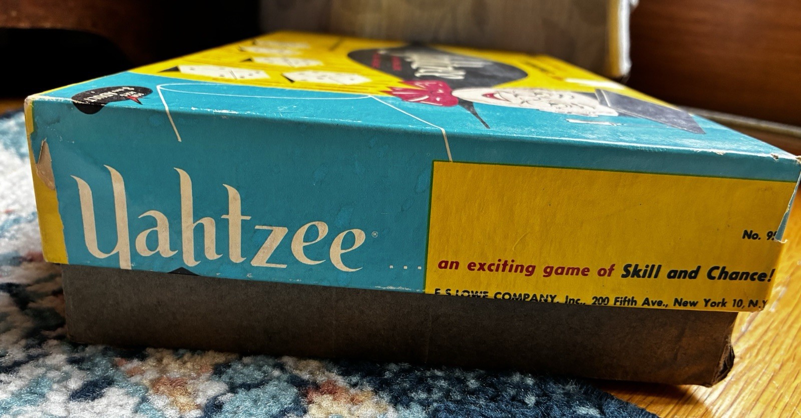 1967 Yahtzee Board Game New Never Played 100% Complete