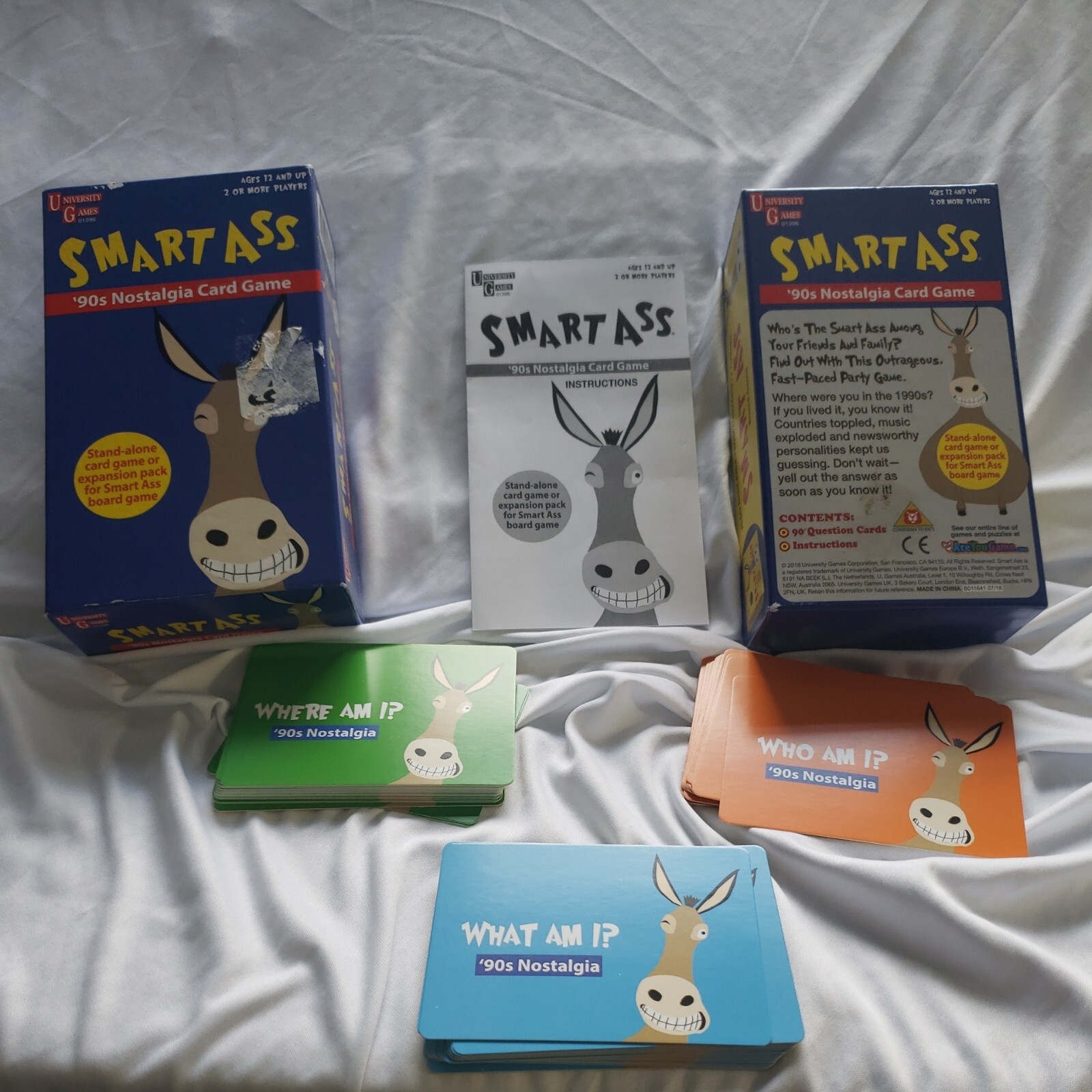 Smart Ass ‘90s Nostalgia Card Game – Party Toys & Games – for 2 or more Ages 12+