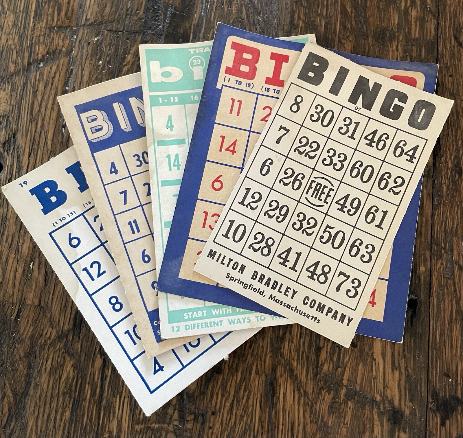 Vintage Bingo Cards + Bingo Trinket Tray