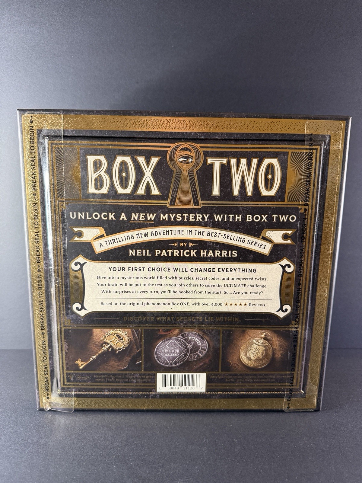 Box Two Puzzle Game By Neil Patrick Harris – FULLY RESET AND COMPLETE! 1+ Player