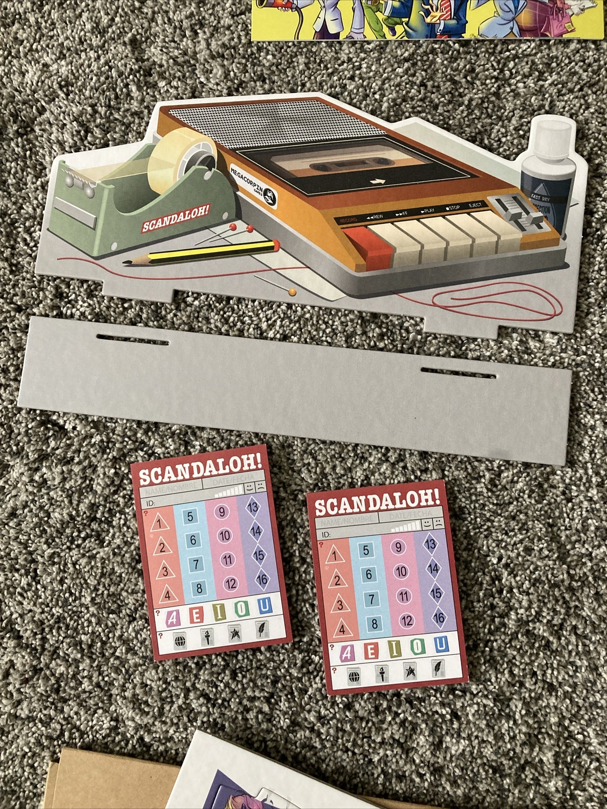 Megacorpin ScandalOh Mystery Board Game for 1 to 6 Players Ages 12 Years and Up