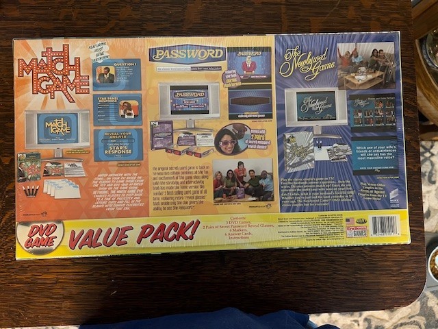 NEW Family Game Night DVD Value Pack Newlywed Game Password Match Sealed