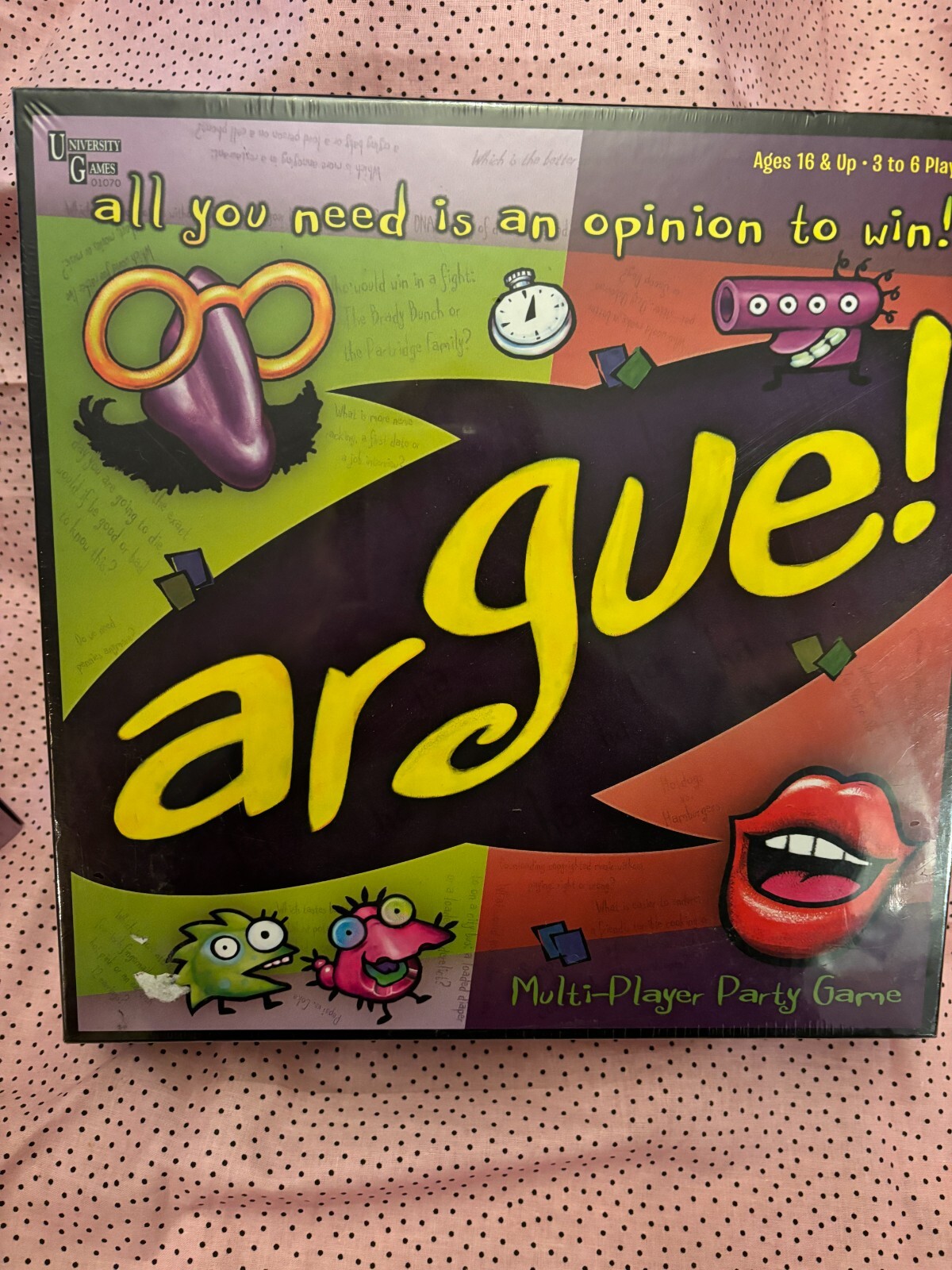 Argue Multi Player Party Game University Games Perfect Ice Breaker Board Game